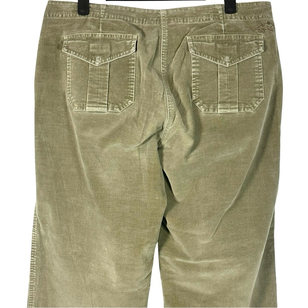 Horny Toad Tan Khaki Women’s Wide Leg Cropped Corduroy Pants Size 8 - Picture 7 of 15
